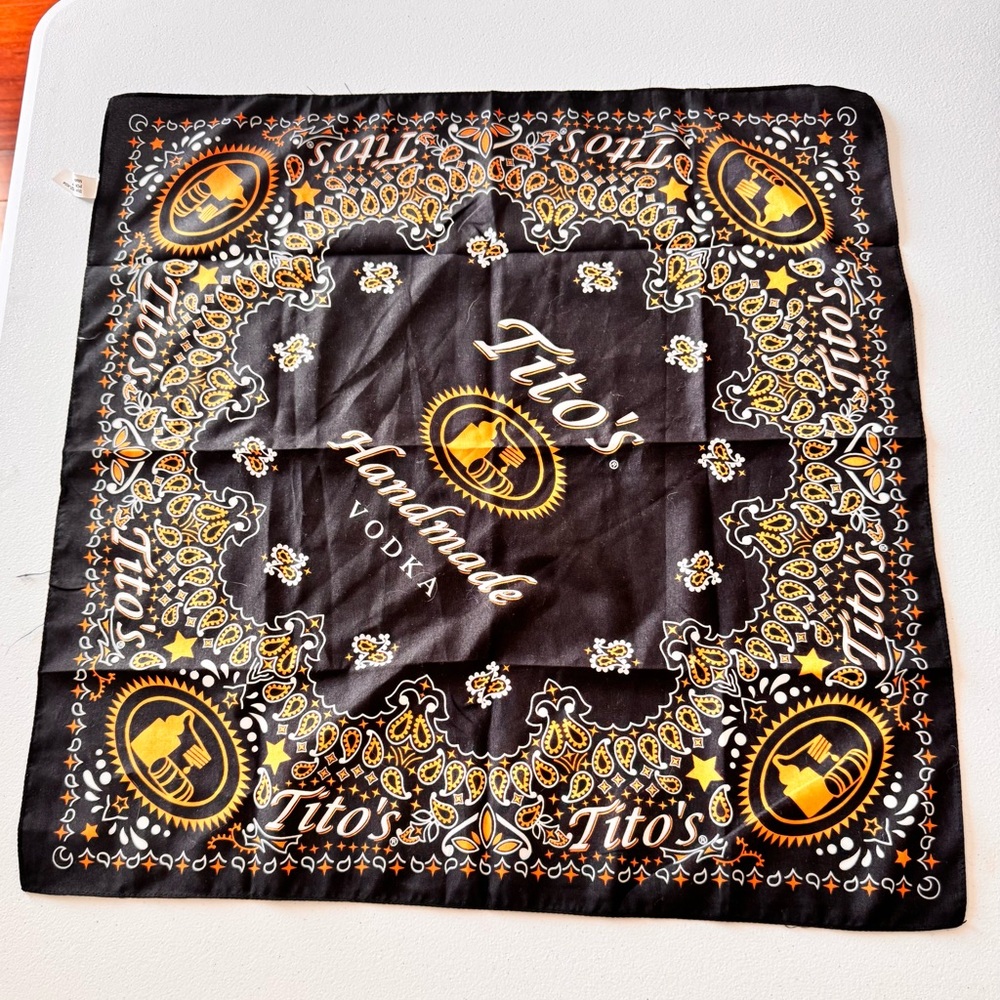 Tito’s Vodka Paisley Bandana
